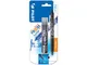 Pilot Pen - Penna roller a scatto FriXion Clicker a inchiostro gel cancellabile, 3 refill...