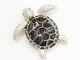 YangQianWen Spilla zirconi per Animali Donne Pins Turtle monili di Figura dello Smalto di...