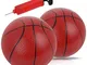 Grevosea 2palline da Basket per Bambini Beach Bouncy Balls Piccole Palline da Basket Mini...