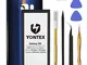 YONTEX Batteria per Samsung S6 SM-G920F EB-BG920ABE Nuovo Batteria di Ricambio polimeri di...