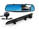 Ezonetronics - Videocamera per auto, Full HD 1080p, con doppia lente per auto, per veicoli...