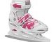 Roces Jokey, Scarpone Allunagbile da Sci Bimba, White/Fuchsia, 34-37