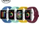 VIKATech Compatible Cinturino per Apple Watch Cinturino 44mm 42mm, Cinturino Morbido di Ri...