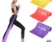 Elastici Fitness (Set di 3), Bande Elastiche Fitness con 3 Livelli di Resistenza, Fasce El...