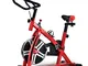 Rxrenxia Indoor Cycling Cyclette, Cintura Diretto Driven 20Kg Volano, Magnetic Resistance,...