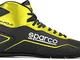 Sparco Scarpe Kart K-Pole Taglia 45 Nero / Flu