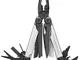 LEATHERMAN - Wave Plus Black/Silver, attrezzo multifunzione con 17 utensili