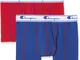 Champion Coton X2, Boxer Uomo, Multicolore (Rouge/Bleu Royal 8me), XX-Large (Taglia Produt...