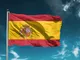 Bandiera spagnola, dimensioni 100 x 70 cm, facile da posizionare, decorazione esterna, 1 p...