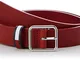 Tommy Hilfiger Tjw Flag Inlay 3.0 Cintura, Rosso (Red Xa9), (Taglia Produttore: 75) Donna