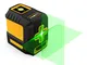 Livella Laser Autolivellante 30m, KAIWEETS Livella Laser Verde con Base Magnetica, Laser a...