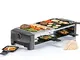 Princess 8 Stone & Grill Party Raclette con Piastra in Pietra e Griglia in Alluminio 16282...