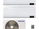 Samsung Clima WindFree Comfort Next Climatizzatore Dual Split, 9000+12000 BTU, AR09TXFCAWK...