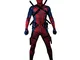 TOYSSKYR Cosplay Deadpool abbigliamento maschio adulto stampa elastico corpo collant film...