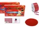 IRPot - 100 VELI FATA ROSSI + CIOCOPASSION CRISPO CONFETTI 1KG + NASTRINO + BIGLIETTINI LA...