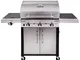 Char-Broil New Performance Series 340S - Griglia Barbecue a Gas con 3 Fuochi con Tecnologi...