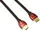 AudioQuest 3886530033 cavo HDMI 2 m HDMI tipo A (Standard) Nero, Rosso