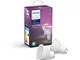 Philips Hue White&Color Ambiance Faretti LED , Bluetooh, Controllo Vocale Dimmerabile, GU1...