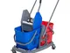 homcom Carrello delle Pulizie Professionale 2 Secchi capacità 25L Strizzatore 73 × 45 × 92...