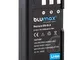 Blumax - Batteria compatibile con Nikon EN-EL9e/EN-EL9a, 1100 mAh, adatta per Nikon D3000...