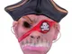 Maschera per Costume Pirata - Travestimento - Carnevale - Halloween - Corsaro dei mari - c...