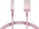 AmazonBasics Cavo da USB a Lightning con guaina in nylon intrecciato - Certificato Apple p...