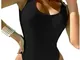 Ducomi Dua Costume Intero Donna - Costumi da Bagno Interi Effetto Goffrato con Top Coppe P...