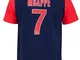 Paris Saint Germain - Maglietta PSG, Kylian Mbappé, N° 7, collezione ufficiale, taglia da...