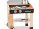 Beeloom - Cucina per bambini in legno naturale con accessori, BABYCUE, cucina giocattolo p...