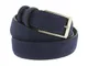 La Bottega del Calzolaio Cintura camoscio Blu Jeans uomo donna 3,5 cm artigianale made in...