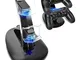 PS4 Ricarica Controller Base,AMANKA Dual USB Controller Caricatore Docking Station Stand c...