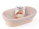 Cesto ovale a prova di pane di Bread Story - 25 CM Oval Banneton/Brotform Cesto a mano nat...