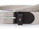 Tommy Hilfiger Cintura Uomo Denton 3.5 Elastic Cintura in Tessuto, Beige (Stone), 100