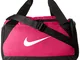 Nike BA5432 - Borsa sportiva, Multicolore (Rosa energico/Nero/Bianco)