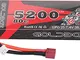 GOLDBAT RC Batteria Lipo 2s 5200 mAh 7,4 V 2S 80C