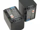 DSTE 2-Pacco Ricambio Batteria Compatibile per Sony NP-FV70 DCR-SR15 SR21 SR68 SR88 SX15 S...