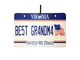 Deodorante per Auto Targa Virginia - Best Grandma