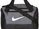 Nike Brasilia, Borsone Unisex – Adulto, Flint Grey/Black/(White), Taglia Unica