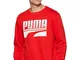 Puma Rebel Bold Crew FL, Felpa Uomo, High Risk Red, M