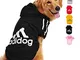 Ducomi Adidog Felpa Cane con Cappuccio 100% Cotone - Maglia per Cani di Taglia Piccola - V...