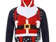 Tokyo Laundry - Maglione natalizio da uomo con scritta "Merry Christmas" Felpa con cappucc...