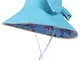 EOZY-Cappello Pescatore in Cotone Donna Stampa Arco Decorazione Grande Visiera Regolabile...