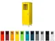 Tenzo Malibu-Mobile in Vetro, 143 x 41 x 50 cm, Colore: Giallo