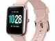 Lintelek,Smartwatch Orologio Fitness Tracker Uomo Donna Smart Watch Cardiofrequenzimetro d...