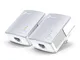 TP-Link TL-PA4010 Kit Powerline AV600Mbps, 1 Porta Ethernet, Plug & Play, Portata 300 Metr...