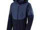 McKINLEY Loolu, Giacche Unisex Bambini, Melange/Navy Dark, 128