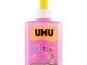 UHU Glitter Glue Bottle 88,5ml rosa