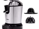 NEW CHEF - Spremiagrumi elettrico di arance e agrumi Juicer Silver nero, 300 W, doppio con...