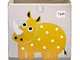 3 Sprouts - Contenitore cubico - Contenitore per bambini e bambini piccoli, Rinoceronte