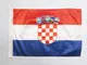 AZ FLAG Bandiera NAVALE Croazia 45x30cm - Bandiera MARITIMA CROATA 30 x 45 cm Speciale nau...